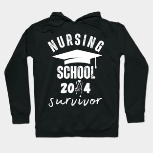 Nursing School Survivor, Nurse Graduation Hoodie